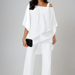 Mariella | Women's Layered Two-Piece Set, Tiered Co-Ord Outfit for Holidays