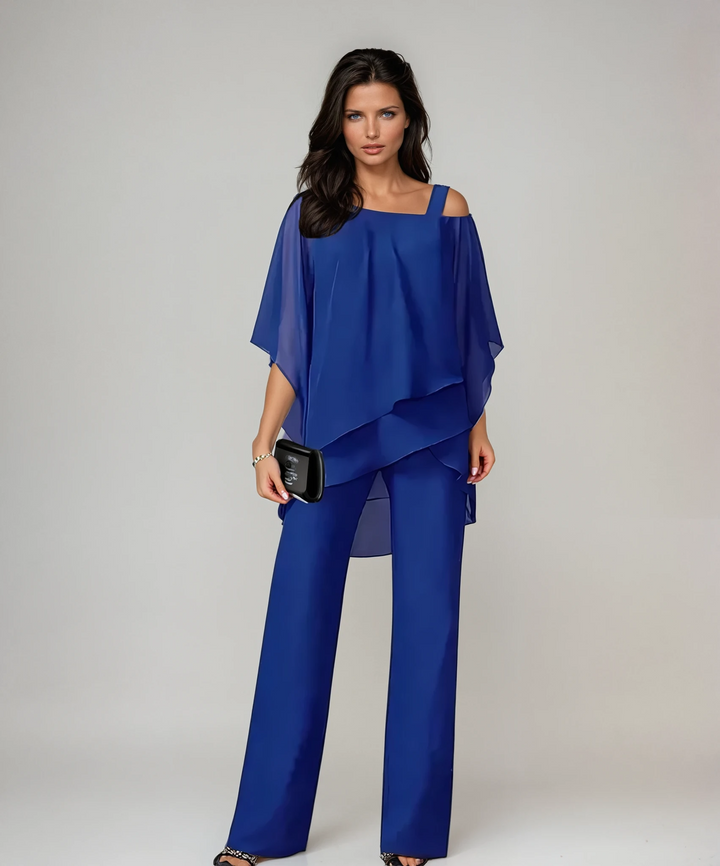 Conjunto em Duas Peças Mariella com Camadas | Conjunto Elegante e Confortável