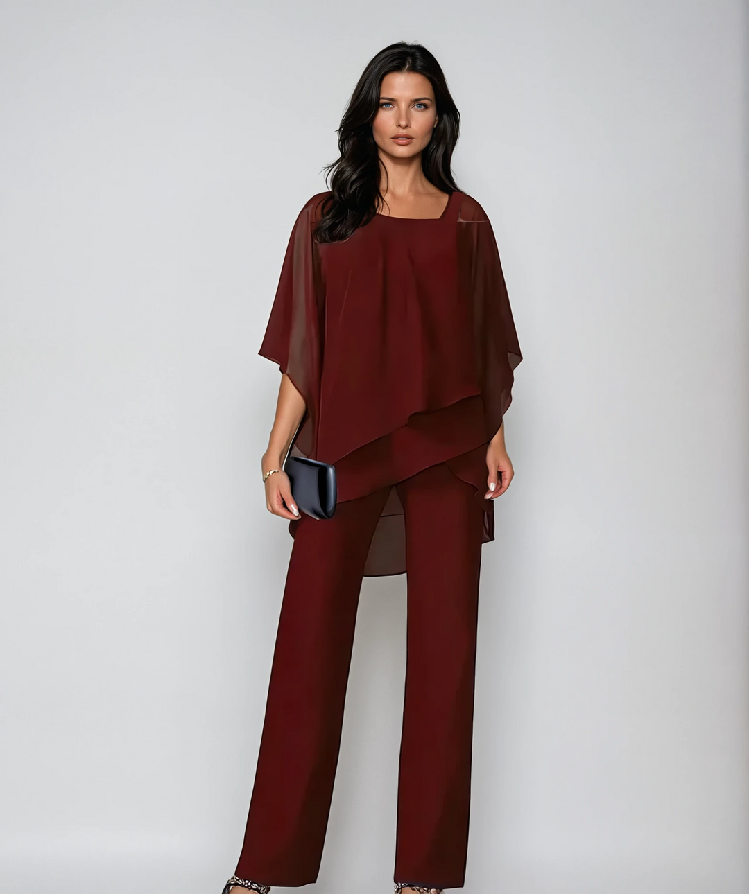 Conjunto em Duas Peças Mariella com Camadas | Conjunto Elegante e Confortável