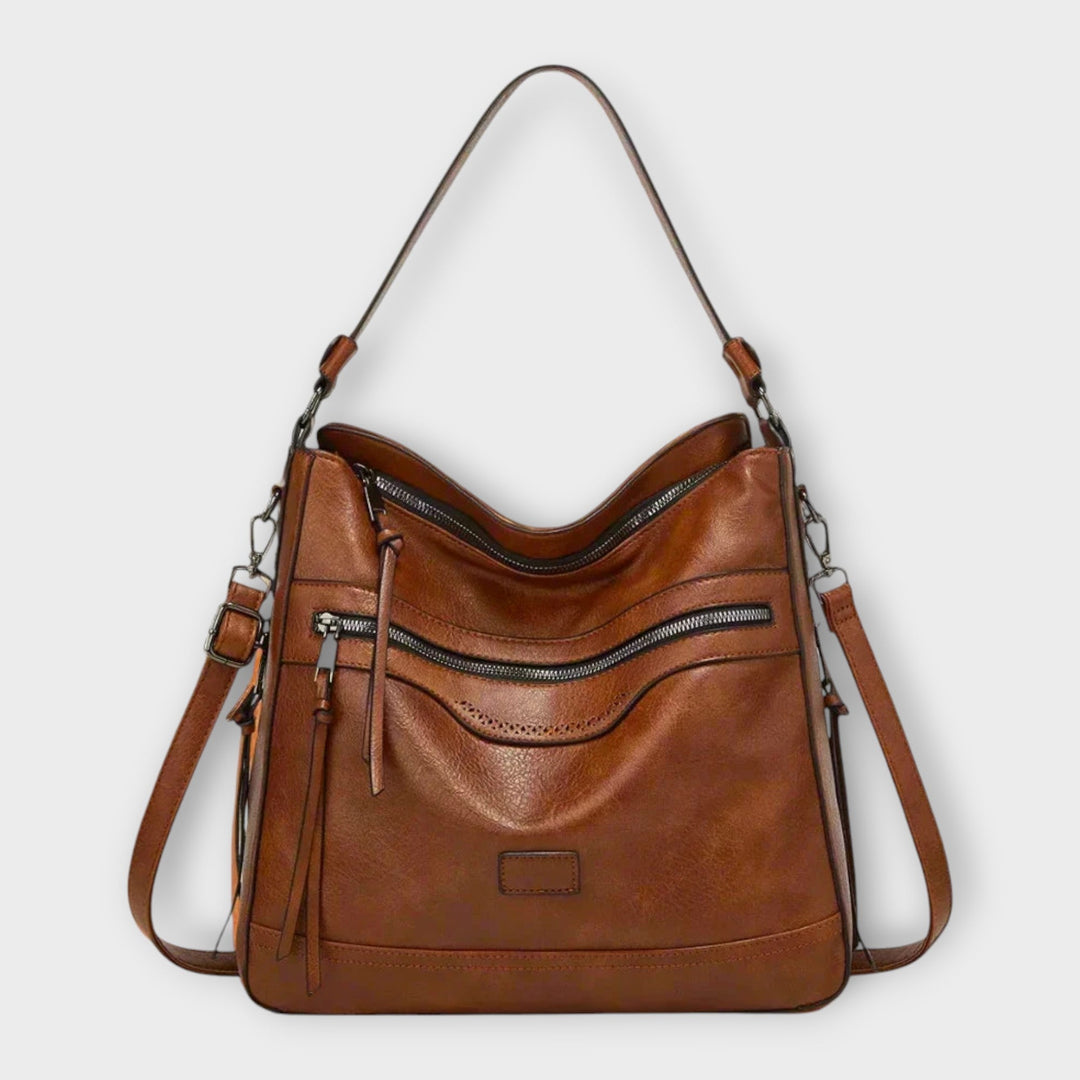 Olivia - Bolsa de Ombro Retrô Clássica