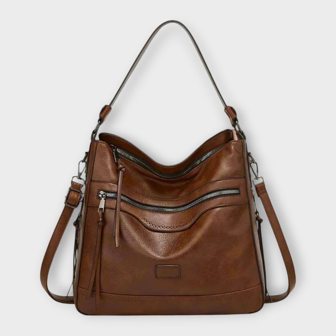 Olivia - Bolsa de Ombro Retrô Clássica