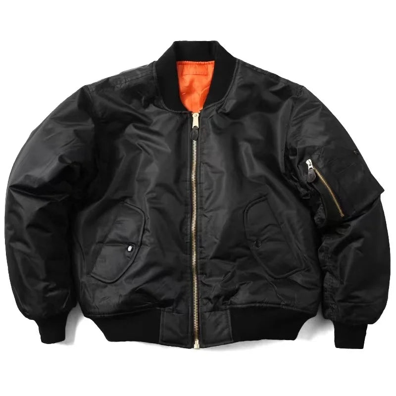 Liam | Bomber Women Leather Red Jacket