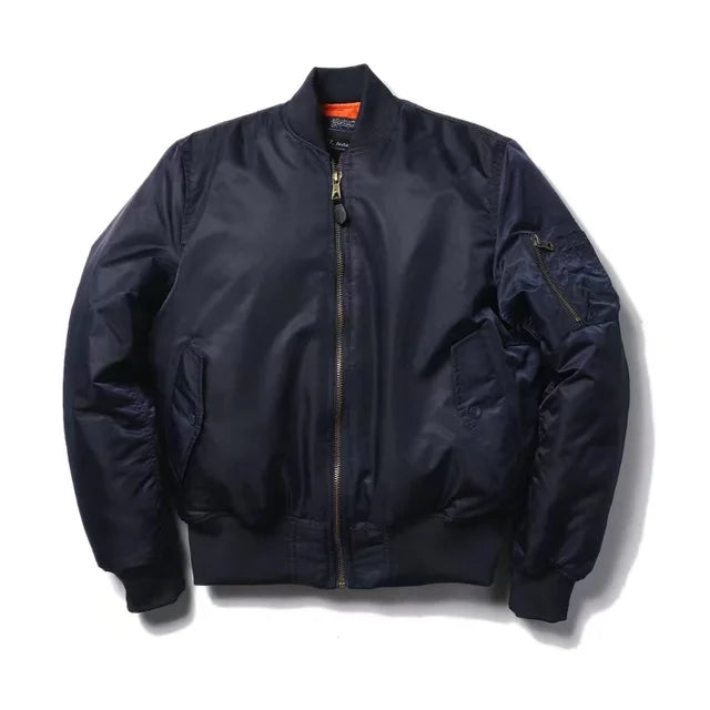 Liam | Bomber Women Leather Red Jacket