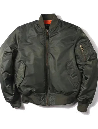 Liam | Bomber Women Leather Red Jacket