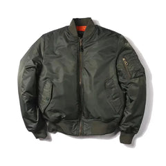 Liam | Bomber Women Leather Red Jacket