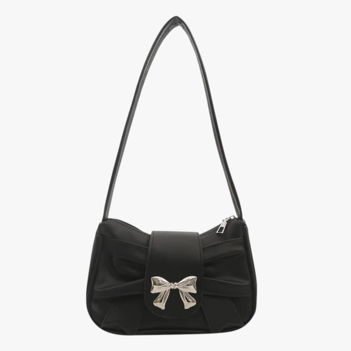 Liam | Shoulder Leather Black Bag