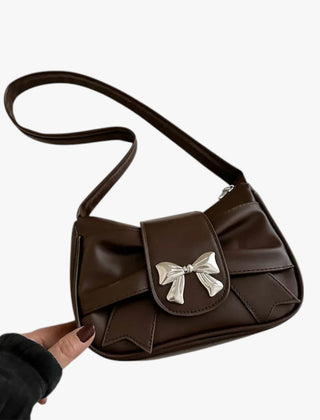Liam | Shoulder Leather Black Bag