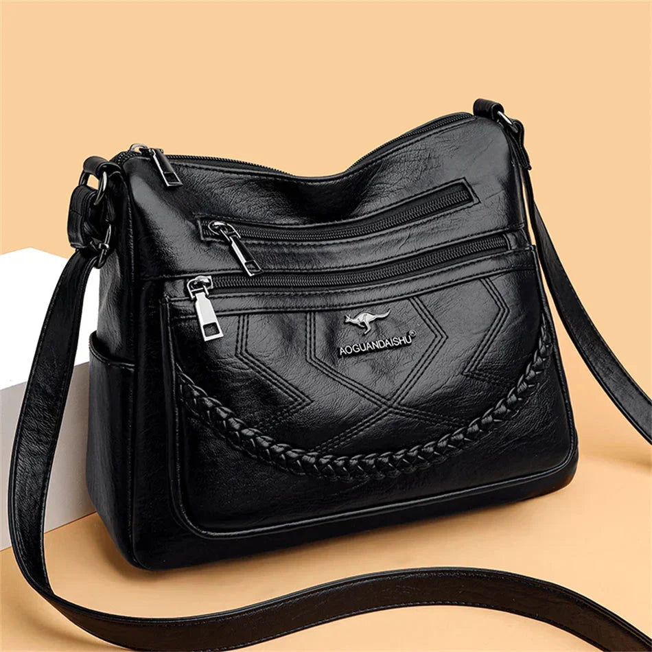 Liam | Shoulder Leather Laptop Women Bag