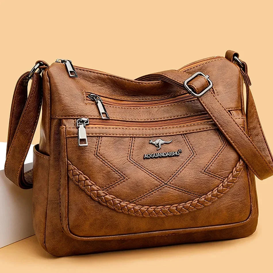Liam | Shoulder Leather Laptop Women Bag