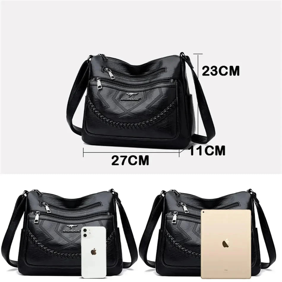 Liam | Shoulder Leather Laptop Women Bag