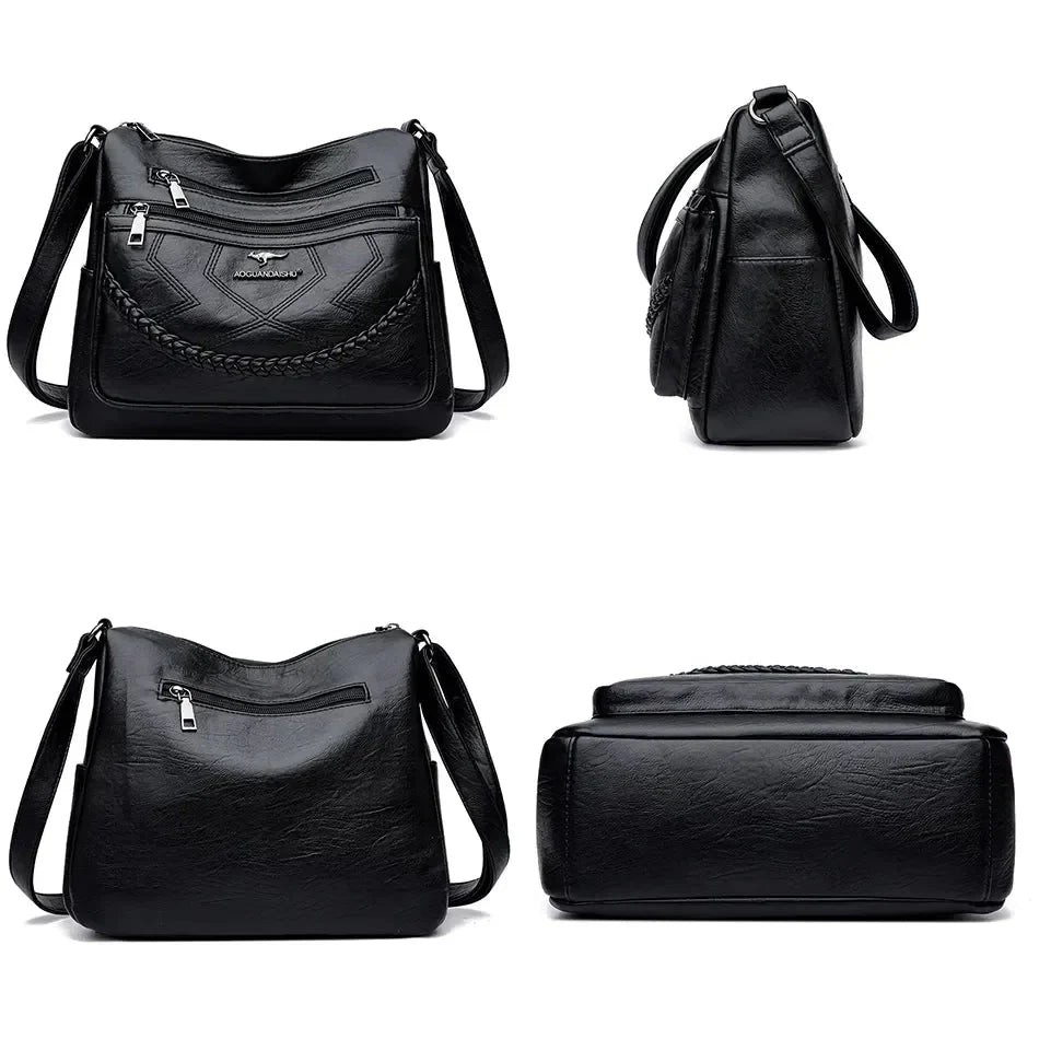 Liam | Shoulder Leather Laptop Women Bag