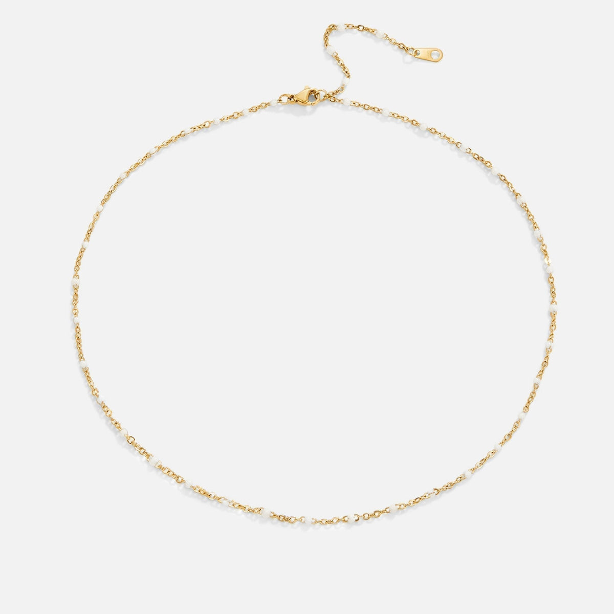 Liam | White Pearl Layered Gold Necklace