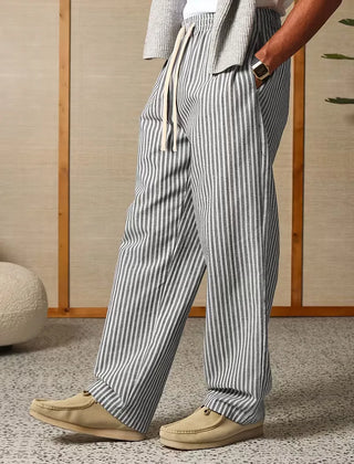 Liam | Wide Slacks Sweatpants Trousers Leg Joggers