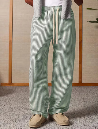 Liam | Wide Slacks Sweatpants Trousers Leg Joggers