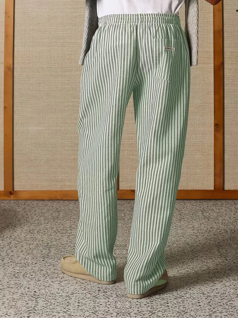Liam | Wide Slacks Sweatpants Trousers Leg Joggers