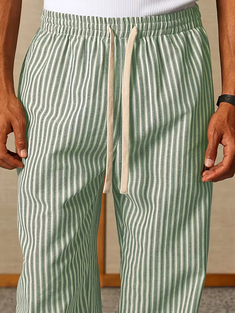 Liam | Wide Slacks Sweatpants Trousers Leg Joggers