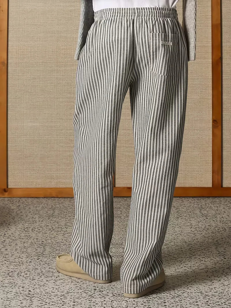 Liam | Wide Slacks Sweatpants Trousers Leg Joggers