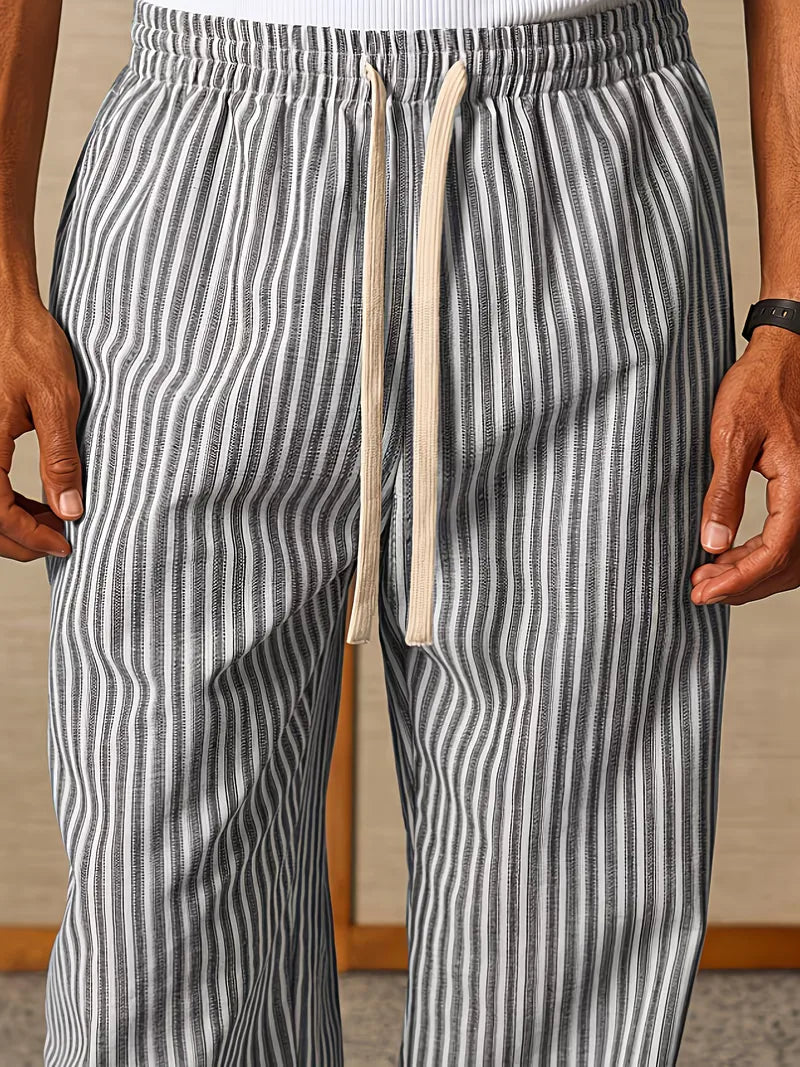 Liam | Wide Slacks Sweatpants Trousers Leg Joggers