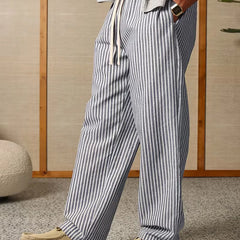 Liam | Wide Slacks Sweatpants Trousers Leg Joggers