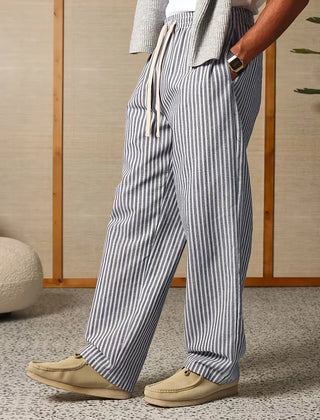 Liam | Wide Slacks Sweatpants Trousers Leg Joggers