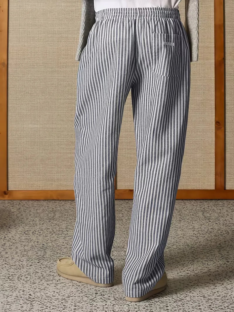 Liam | Wide Slacks Sweatpants Trousers Leg Joggers