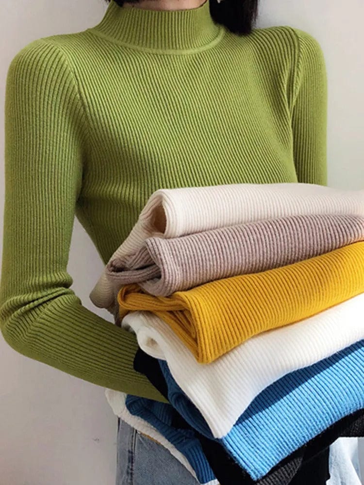 Suéter de gola alta em cashmere Luna