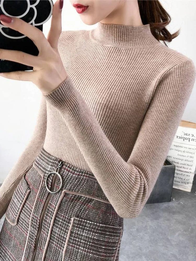 Suéter de gola alta em cashmere Luna