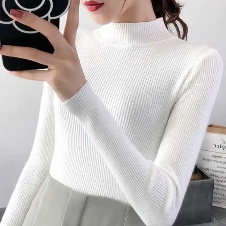 Luna Soft-Knit Turtleneck Sweater
