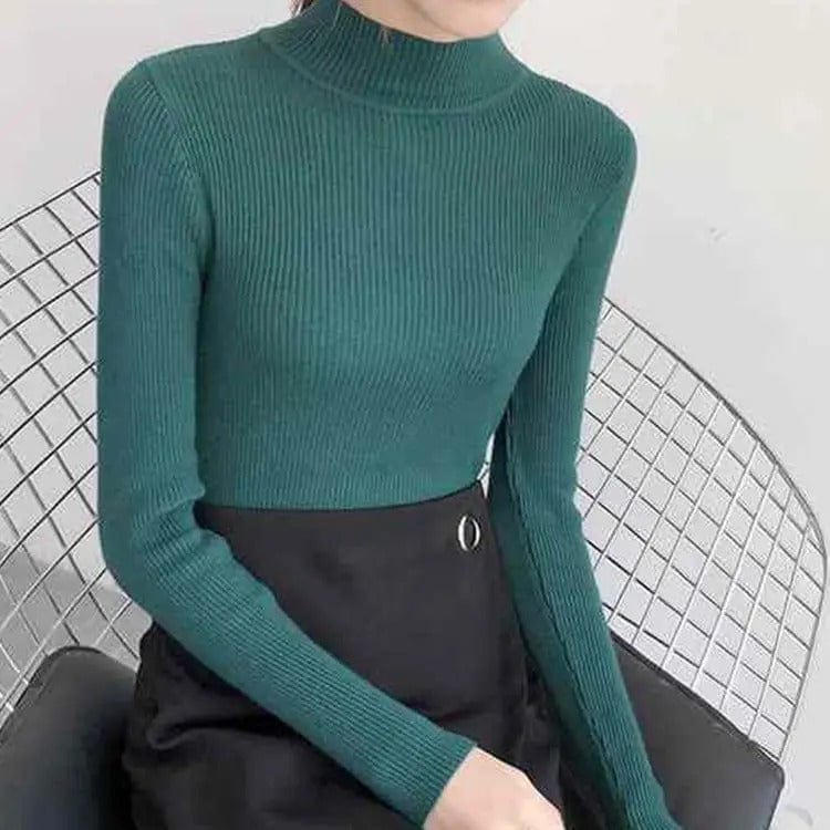 Luna Soft-Knit Turtleneck Sweater