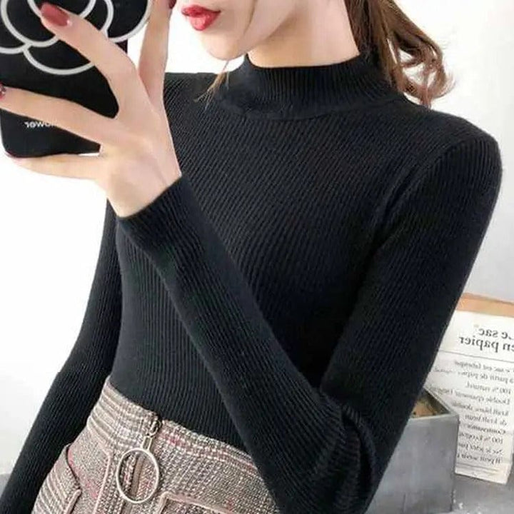 Suéter de gola alta em cashmere Luna