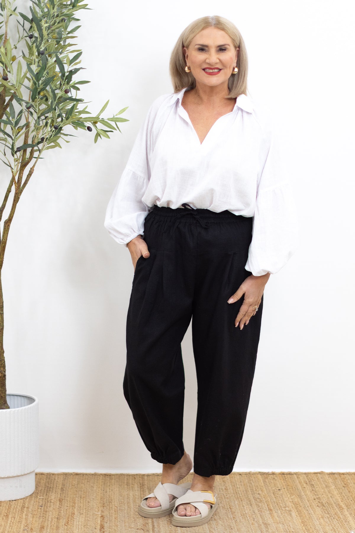 Noah | Black New Arrival Cargo Pants