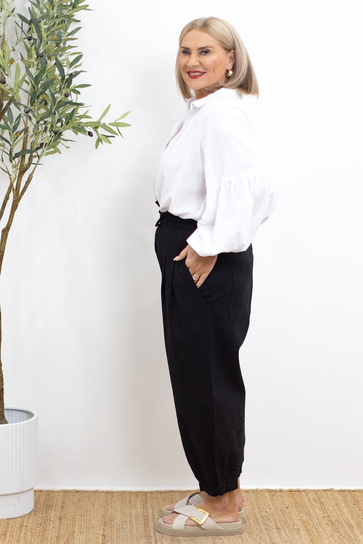 Noah | Black New Arrival Cargo Pants