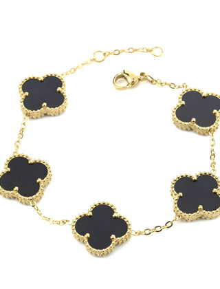 Noah | Gold Bracelet Clover Female & Accessories