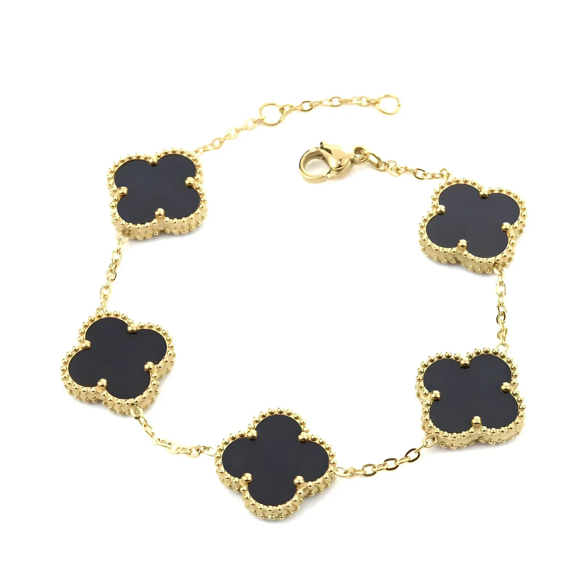 Noah | Gold Bracelet Clover Female & Accessories