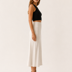 Noah | Midi Satin Women S Skirt
