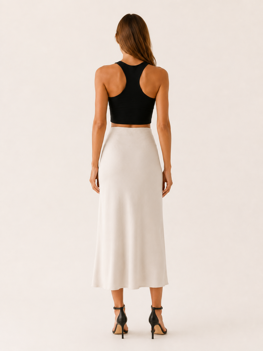 Noah | Midi Satin Women S Skirt