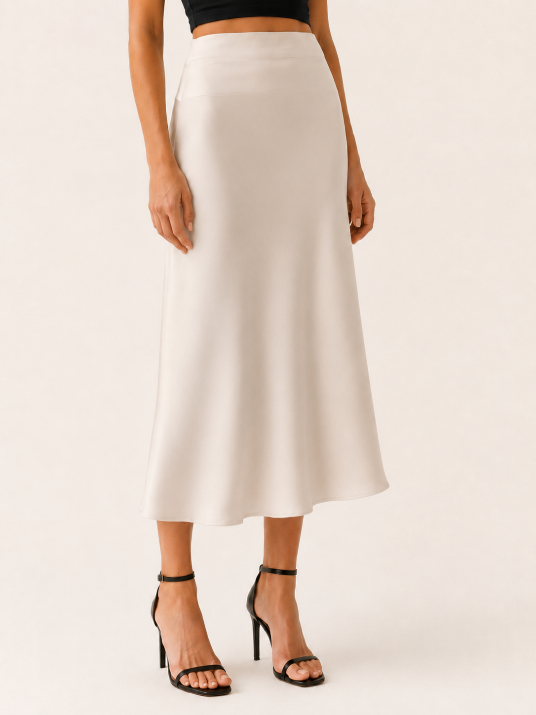 Noah | Midi Satin Women S Skirt