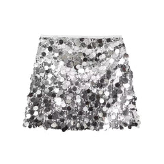 Noah | Mini Mini Fitted Sequin Skirt