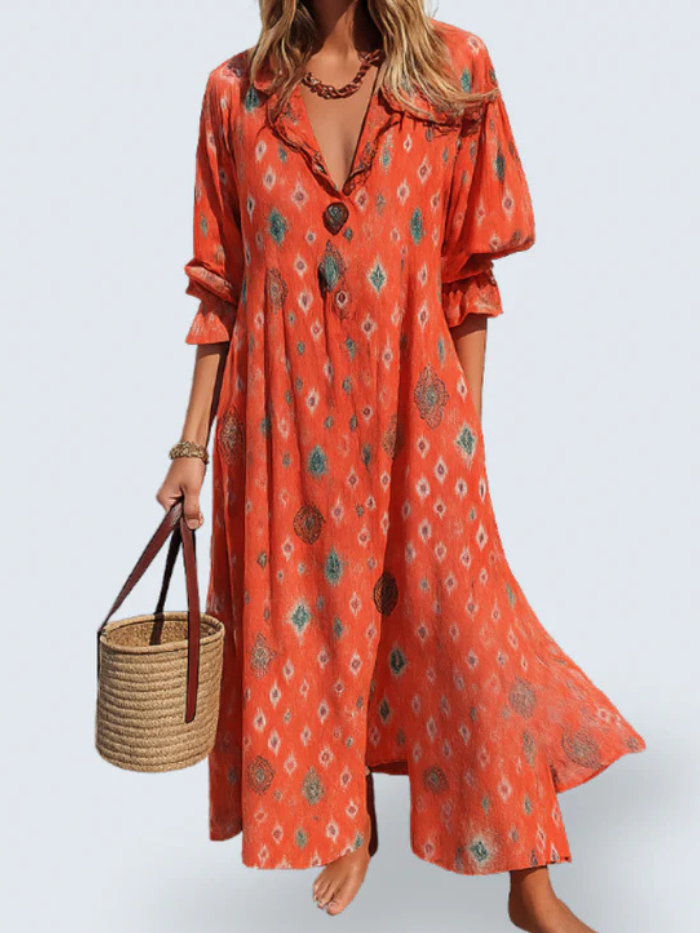 Odessa | Vestido Boêmio Elegante