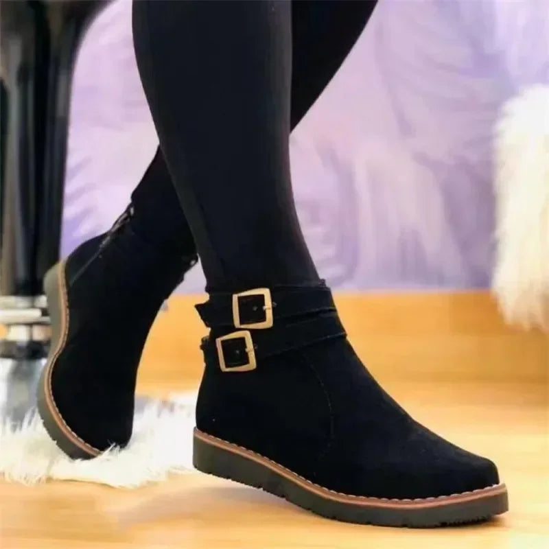 Penelope | Ladies Brown Ankle Boots