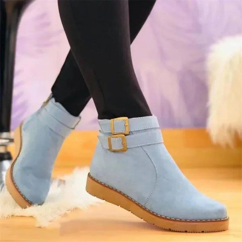 Penelope | Ladies Brown Ankle Boots