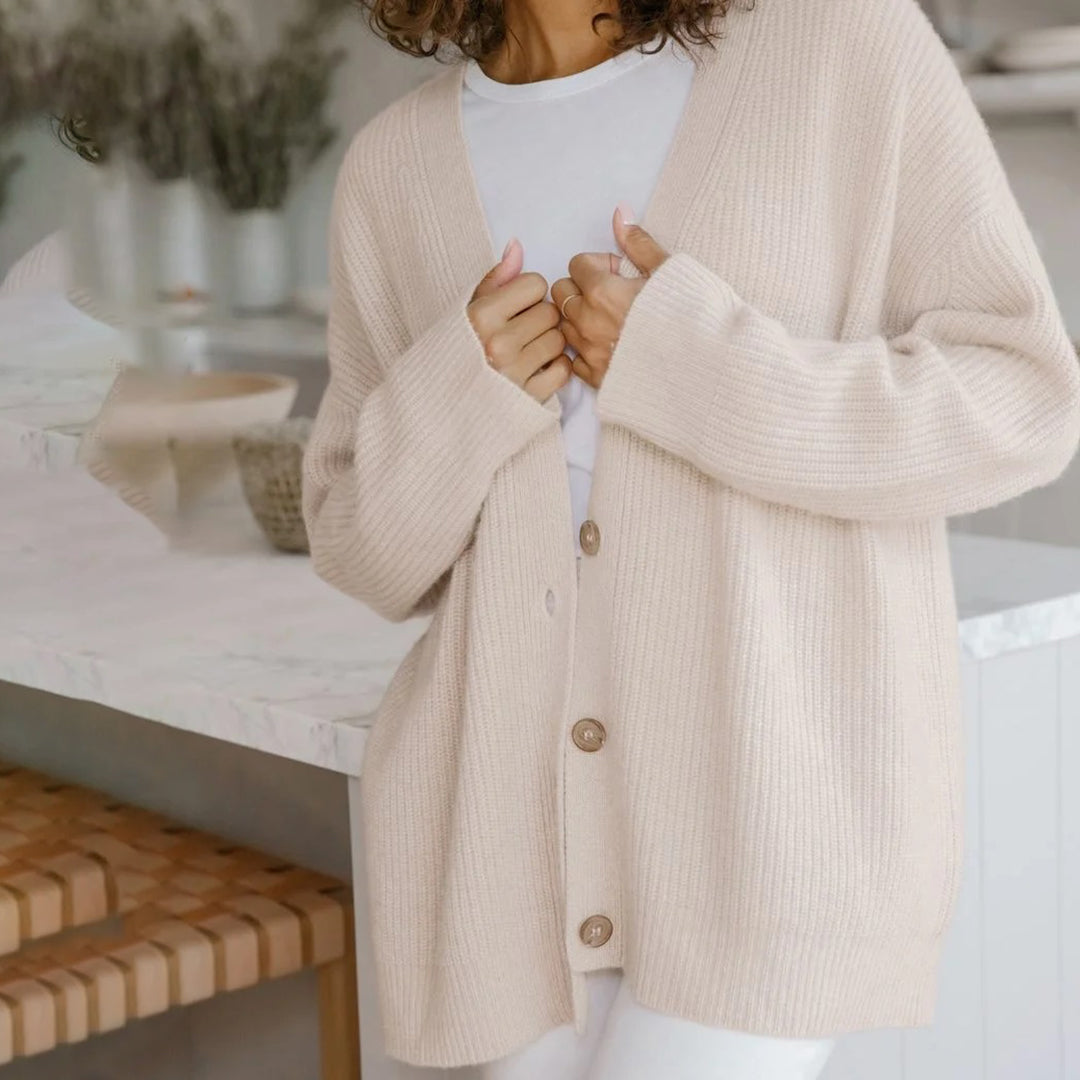 Olivia | Cashmere Oversized Women Cardigan