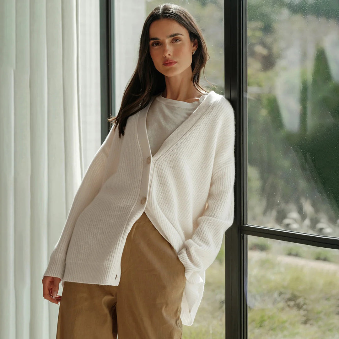 Olivia | Cashmere Oversized Women Cardigan
