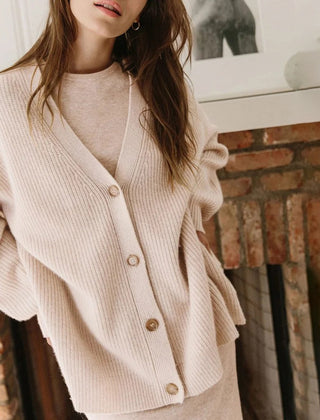 Olivia | Cashmere Oversized Women Cardigan