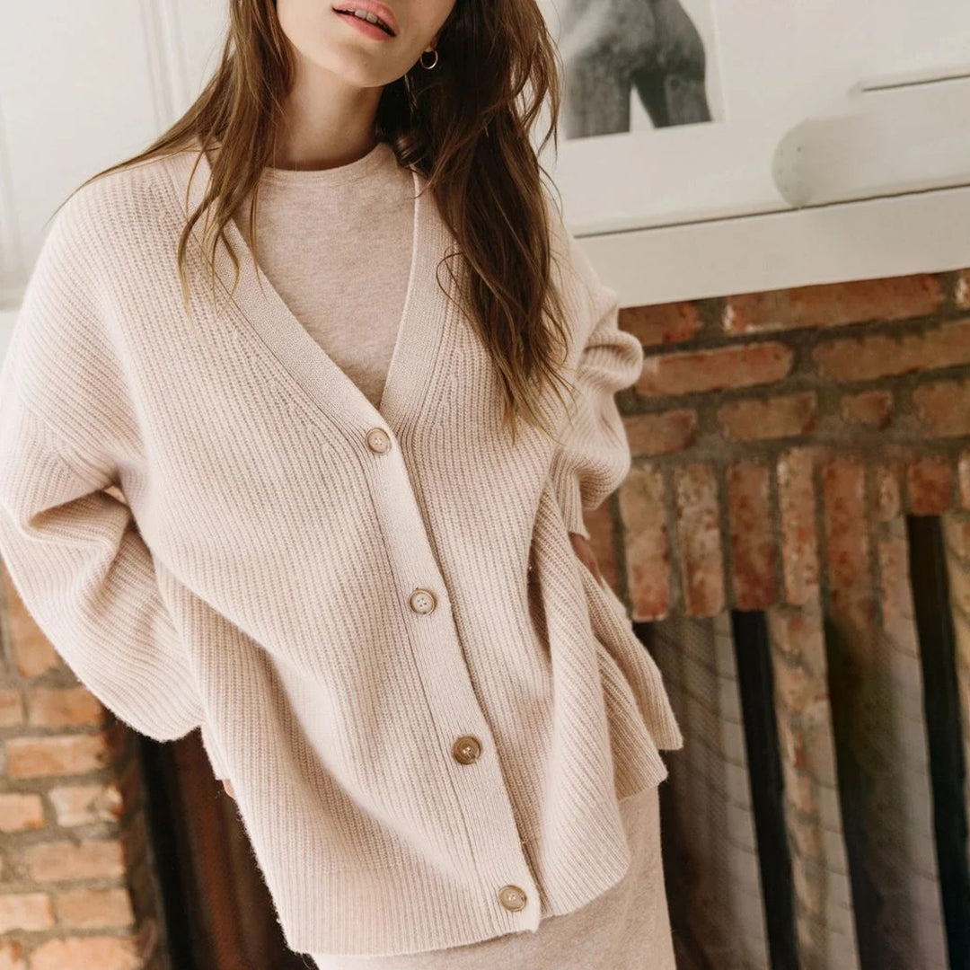 Olivia | Cashmere Oversized Women Cardigan