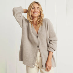 Olivia | Cashmere Oversized Women Cardigan
