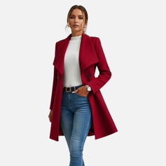 Sunniva | Wool Blend Winter Coat