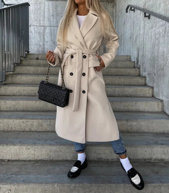 Ivy | Long Brown Autumn Coat