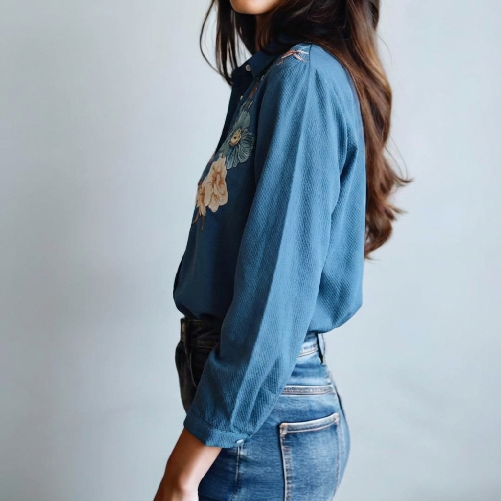 Blusa Feminina Floral Boho Chic