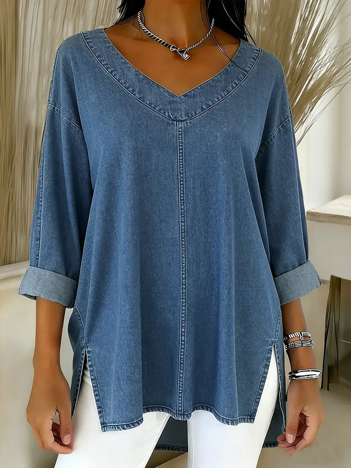 Jessica | Blusa Decote V Relaxada